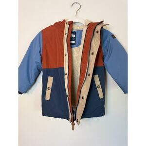 NEXT Kids' Colorblock Hooded Jacket Waterproof Size 3-4 Years Worn Once